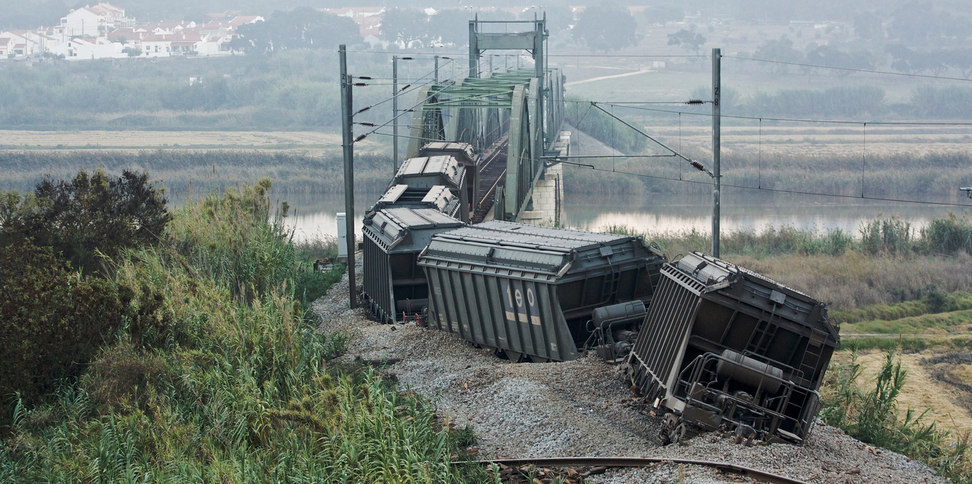 Freight train accident